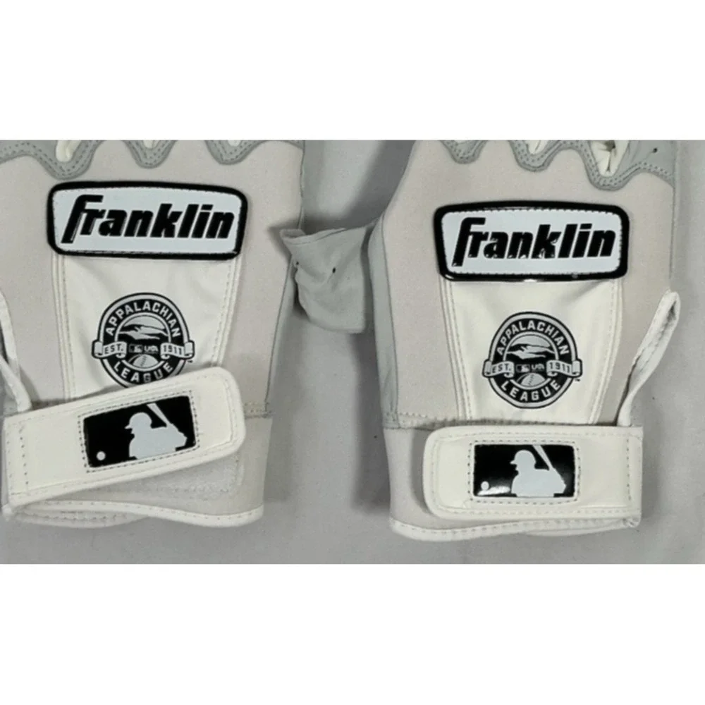 Franklin‎ Batting Gloves - Pair (White) XL Baseball Softball